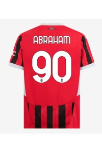 Fotbalové Dres AC Milan Tammy Abraham #90 Domácí Oblečení 2024-25 Krátký Rukáv